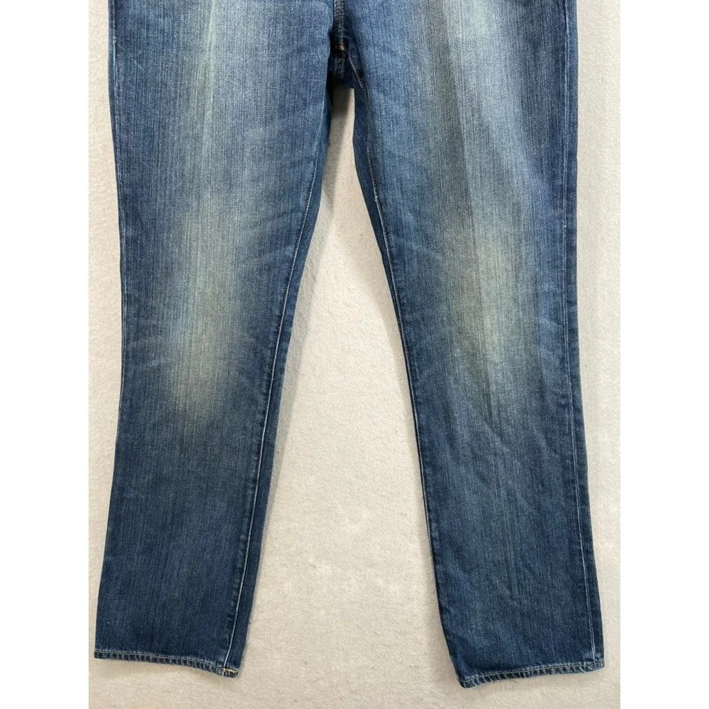 Gap 1969 Jeans Mens 34x34‎ Straight Leg Medium Wash Blue Denim Cotton Comfort